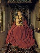 Jan Van Eyck Suckling Madonna Enthroned France oil painting artist